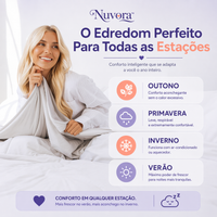 Nuvora™ Edredom Térmico 2 em 1